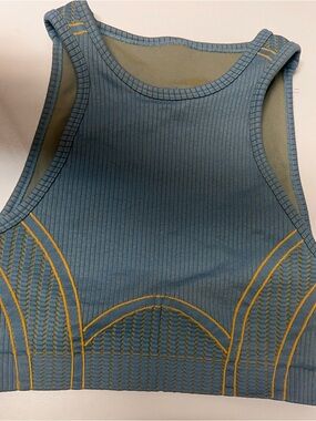 Fabletics Seamless Low Impact Open Back Bra